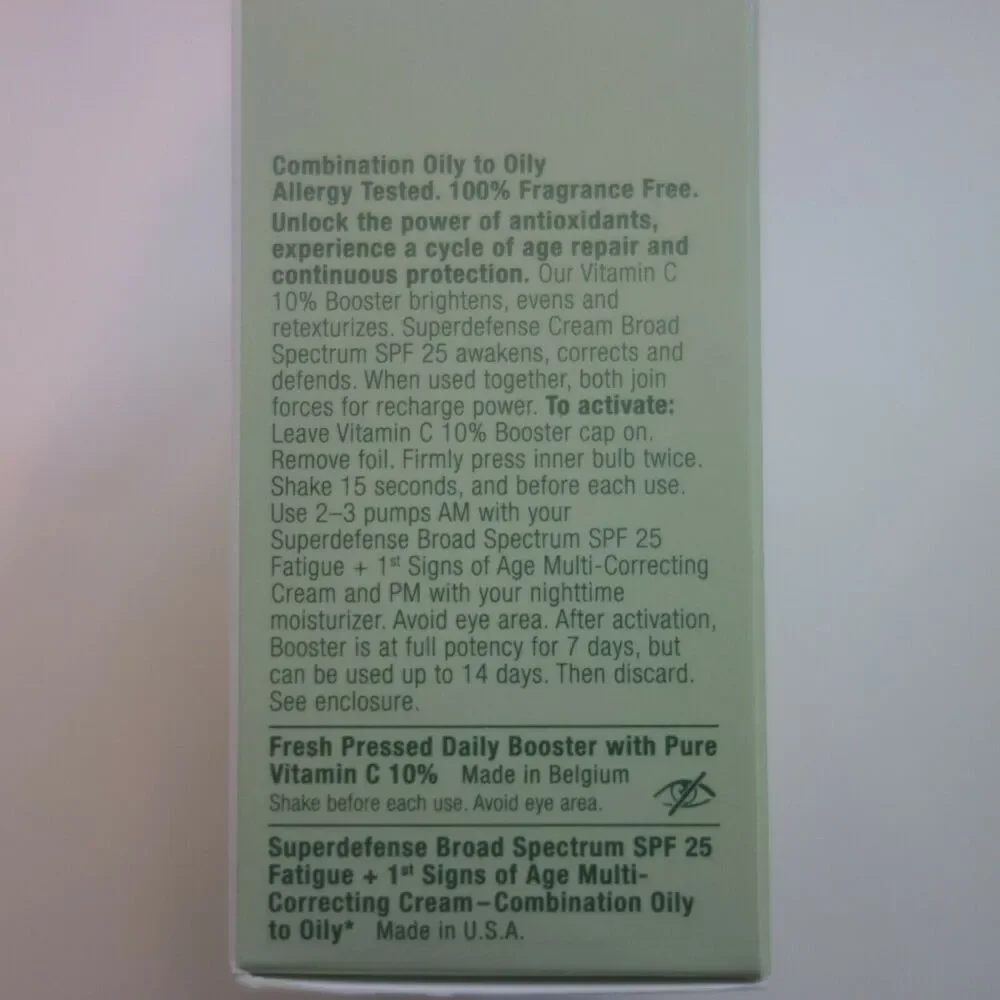 NEW CLINIQUE Fresh Pressed 7 Day Recharge System Vit. C De-Aging Combo/Oily Skin - Picture 5 of 7
